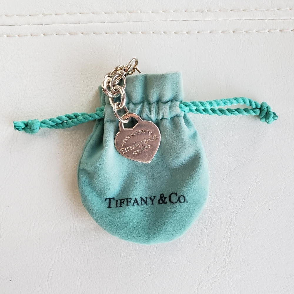 Tiffany & Co Heart Tag Charm Bracelet